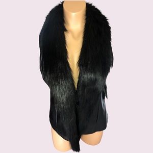 Vegan Fur and Leather Vest